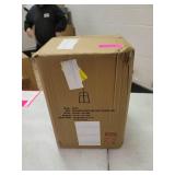 Blackened Bronze Marduk Contemporary Antique Pendant with White Linen Shade - Retail:$99.99