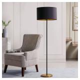 Hunts Gold/ Black Floor Lamp by Martha Stewart- Retail:$125.49
