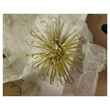 Studio 350 Metal Gold Wll Decr Set of 3, 16 inches, 20 inches, 24 inches D- Retail:$75.98