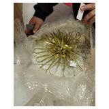 Studio 350 Metal Gold Wll Decr Set of 3, 16 inches, 20 inches, 24 inches D- Retail:$75.98