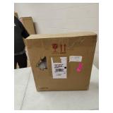 Kate and Laurel Lipton Round Decorative Tray with Metal Handles