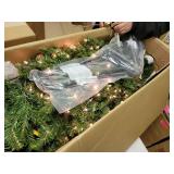 9-foot Faux Dunhill Fir Hinged Tree- Retail:$505.49