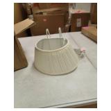 Evelots Headboard Lamp, Over The Bed Reading Light with Shade