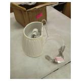 Evelots Headboard Lamp, Over The Bed Reading Light with Shade