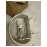 Evelots Headboard Lamp, Over The Bed Reading Light with Shade