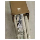 36-72 - Distressed White ATI Home Holden Wrap Around 1 Curtain Rod
