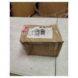 Enova Home Artificial Open Rose Flower Arrangements with Glass Vase