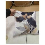 Black and Gold Petals Indoor Pillow 12x12