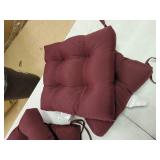 Blazing Needles 16-inch Square Chair Cushion (Set of 4)- Retail:$85.49