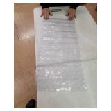 Anti-Slip Pebble Bath Mat, Clear 14x30