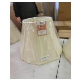 Royal Designs Flare Bottom Outside Corner Scalloped Basic Lamp Shade, Eggshell, 9" x 16" x 12"- Retail:$164.99
