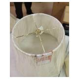 Royal Designs Flare Bottom Outside Corner Scalloped Basic Lamp Shade, Eggshell, 9" x 16" x 12"- Retail:$164.99