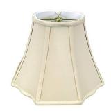 2-Royal Designs, Inc. BSO-701-16BG Flare Bottom Outside Corner Scallop Basic Lamp Shade, 9 x 16 x 12, Beige