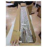 FirsTime & Co. Oxford Farmhouse Factory Cart Console Table, American Crafted, Weathered Brown, 50 x 21.5 x 30 in, (70186)