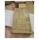 OSP Home Furnishings Modern Life-White-Utility Table-Printer Stand with Storage