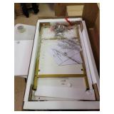 OSP Home Furnishings Modern Life-White-Utility Table-Printer Stand with Storage