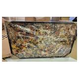 Canvas Art with Wood Frame - Black- Retail:$183.99