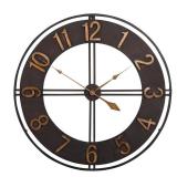Studio Designs 30" Industrial Loft Metal Wall Clock in Dark Bronze # 73006