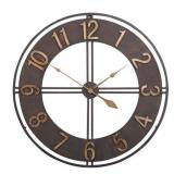 Studio Designs 30" Industrial Loft Metal Wall Clock in Dark Bronze # 73006