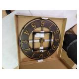 Studio Designs 30" Industrial Loft Metal Wall Clock in Dark Bronze # 73006