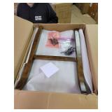 HOMCOM Modern Mid-Back Bar Stools with Nailhead Tufted Upholstery, Counter Dining Chair Set of 2- Retail:$386.49