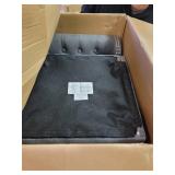 HOMCOM Modern Mid-Back Bar Stools with Nailhead Tufted Upholstery, Counter Dining Chair Set of 2- Retail:$386.49