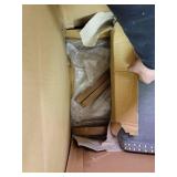 HOMCOM Modern Mid-Back Bar Stools with Nailhead Tufted Upholstery, Counter Dining Chair Set of 2- Retail:$386.49