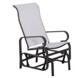 Outsunny Patio Sling Fabric Glider Swing Chair Seat Lounger Porch Rocker Outdoor Garden- Retail:$109.99