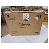 Outsunny Patio Sling Fabric Glider Swing Chair Seat Lounger Porch Rocker Outdoor Garden- Retail:$109.99