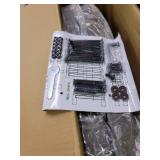 Outsunny Patio Sling Fabric Glider Swing Chair Seat Lounger Porch Rocker Outdoor Garden- Retail:$109.99