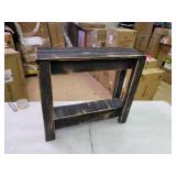 Rustic Side Table- Black - Reclaimed Wood- Retail:$82.49