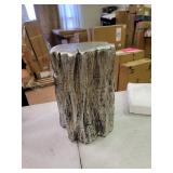American Art Decor Tree Trunk Stool or End Table - Farmhouse Furniture- Retail:$106.49