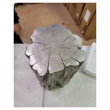 American Art Decor Tree Trunk Stool or End Table - Farmhouse Furniture- Retail:$106.49