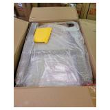 HOMCOM Modern Mid-Back Bar Stools with Nailhead Tufted Upholstery, Counter Dining Chair Set of 2- Retail:$386.49