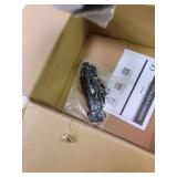 HOMCOM Inflatable Christmas Outdoor Lighted Yard Decoration, Santa Claus with Candy Cane, 8ft Tall