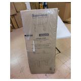 Boahaus Seoul Multipurpose Computer Desk, White, 2 Bookcases- Retail:$98.99