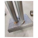 24 inch White and Silver Nutcracker, Set of 2- Retail:$134.99