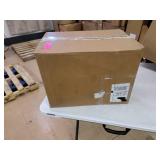 Clear Glass Farmhouse Vase 17 x 11 x 11