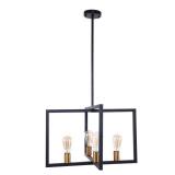 8 - Light Modern Sputnik Industrial Semi - Flush Mount Ceiling Light- Retail:$99.99