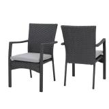 Corsica Outdoor Dining Chair (Set of 2) by Christopher Knight Home- Retail:$242.99