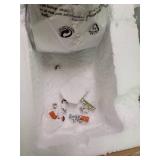 Catalina Chrome 5-blade 52-inch Crystal Ceiling Fan- Retail:$364.49