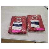 2-40 x 63 - Red- Sun Zero Riley Kids Bedroom Blackout Grommet Curtain Panel