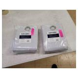 2-Dove White - 54" x 95"- Sun Zero Hayden Energy Saving Blackout Grommet Curtain Panel