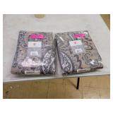 SunSmart Dahlia Paisley Printed Total Blackout Single Window Curtain Panel