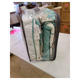 Madison Park Brianna Aqua Quilted Coverlet Set- Retail:$117.99