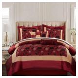 Grand Avenue Briallen 7-piece Comforter Set- Retail:$114.49