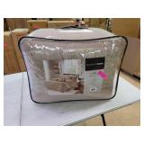 Madison Park Elicia Taupe 7 Piece Chenille Jacquard Comforter Set- Retail:$139.99