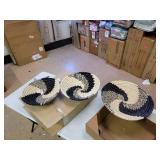 Black Wood Natural Wall Decor (Set of 3) - 20 x 5 x 20- Retail:$115.49