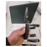 6-Piece Knife Set w/ Magnetic Hanger, Emerald Collection- Retail:$79.98