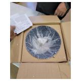 Golden Lighting Orwell PW Pewter Navy Blue Shade Steel 1-light Wall Sconce- Retail:$119.00